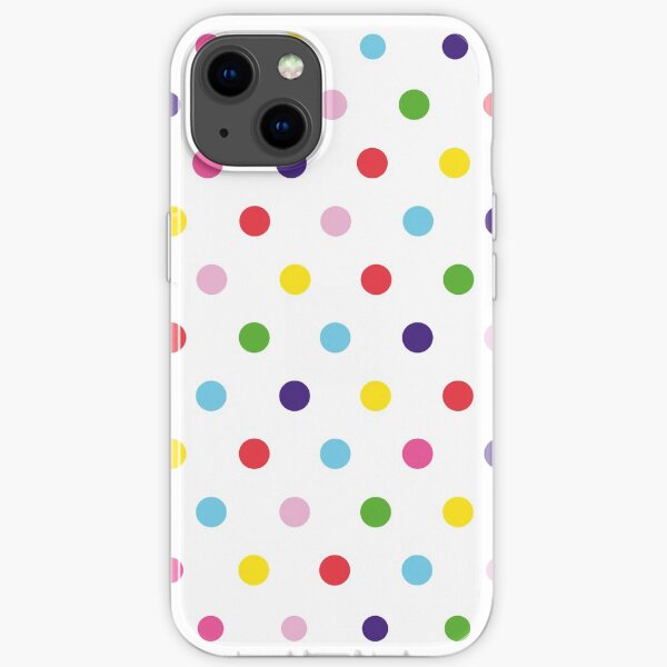 Polka dot colors iPhone Soft Case