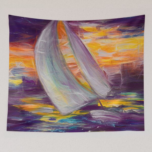 Item preview,  Amber Sloop Sail  designed and sold by Rocky Mountain Artistry.