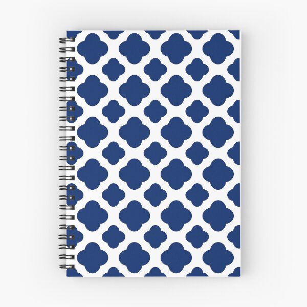 Item preview, Royal Blue Quatrefoil Pattern designed and sold by KarinaI.