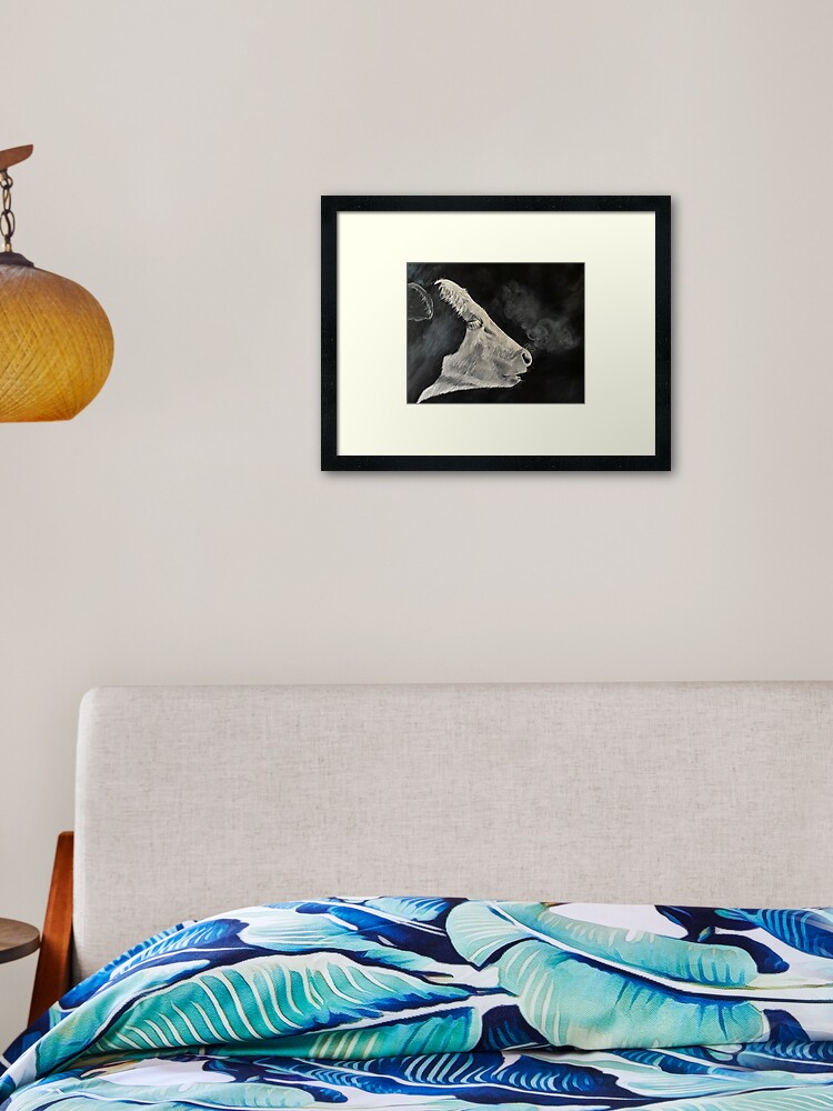 Thumbnail 1 of 7, Framed Art Print, Frosty Morning - Wall Art designed and sold by EuniceWilkie.