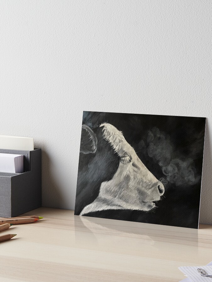 Thumbnail 1 of 2, Art Board Print, Frosty Morning - Wall Art designed and sold by EuniceWilkie.