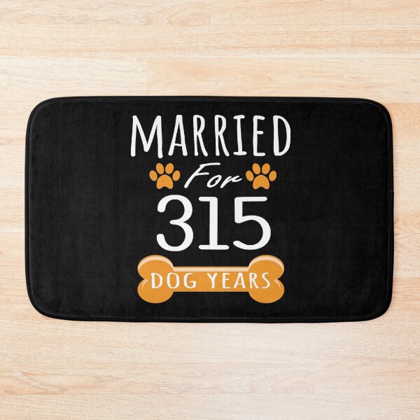 Item preview, 45th Anniversary Funny Married For 315 Dog Years Marriage graphic designed and sold by Grabitees.