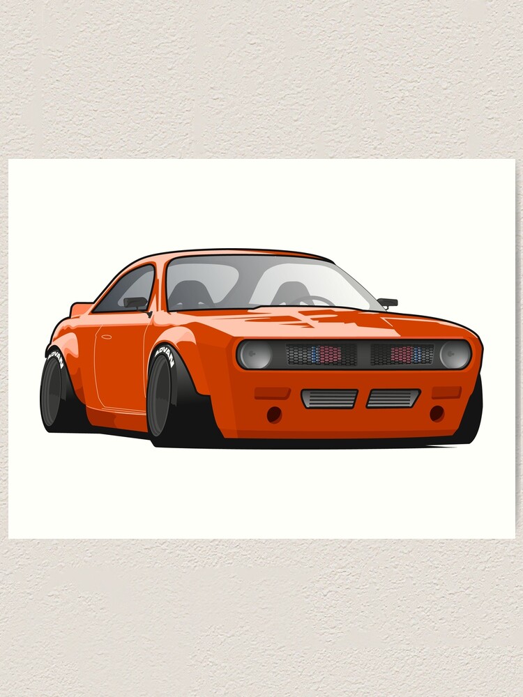 Widebody 240sx S14 Art Print For Sale By Travis Designs Redbubble