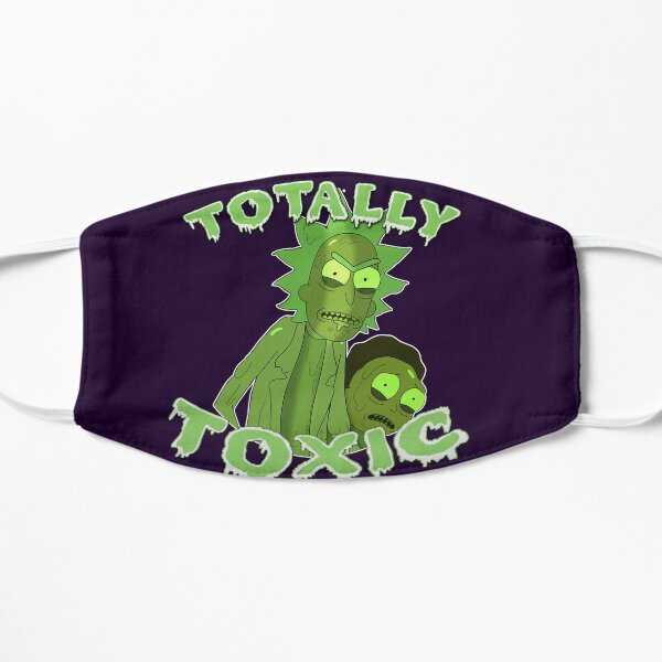 Totally Toxic Rick and Morty Flat Mask