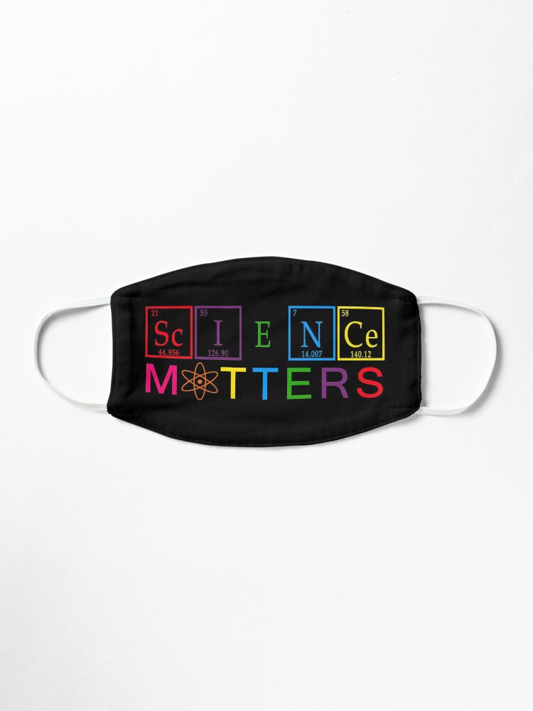 Alternate view of Rainbow Science Matters - March for Science April 22, 2017 Mask
