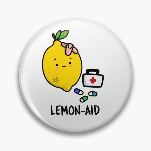 Item preview, Lemon-aid Funny First Aid Lemon Puns  designed and sold by punnybone.