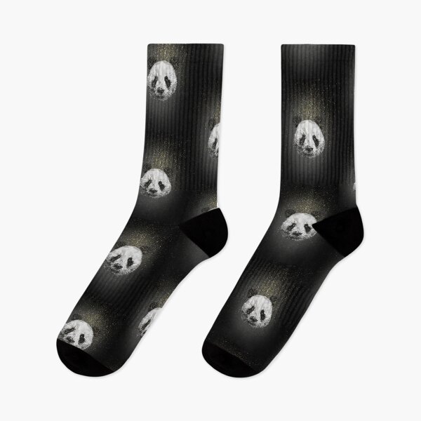 Item preview, Panda on black background designed and sold by philippe souvy.