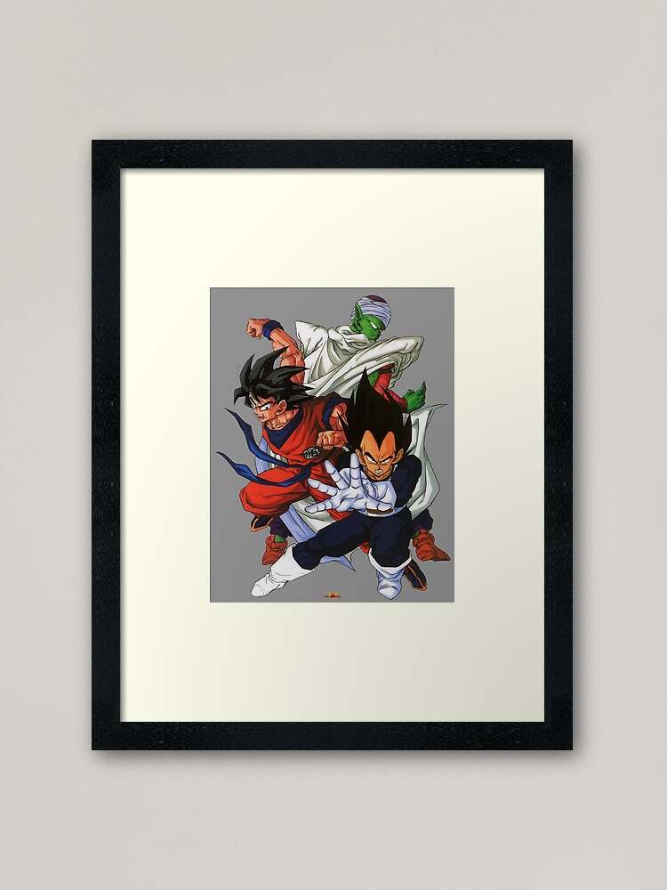 DBZ Goku Vegeta Piccolo Majin Wall Art - Dragon Ball Z Merch