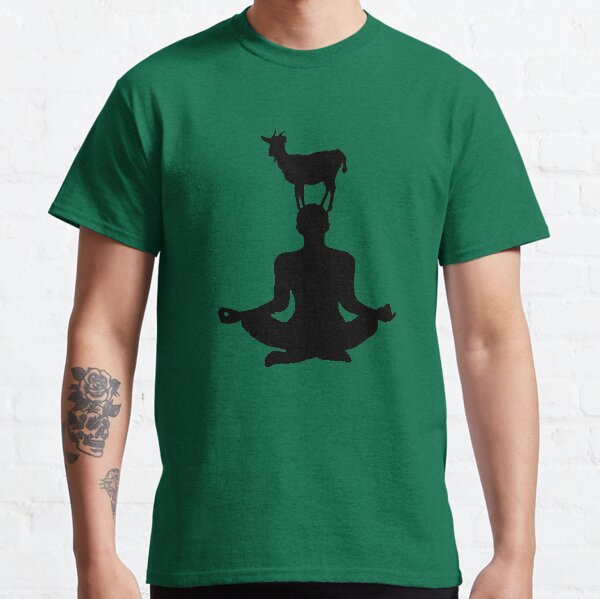 Cute Goat Doing Yoga Classic T-Shirt