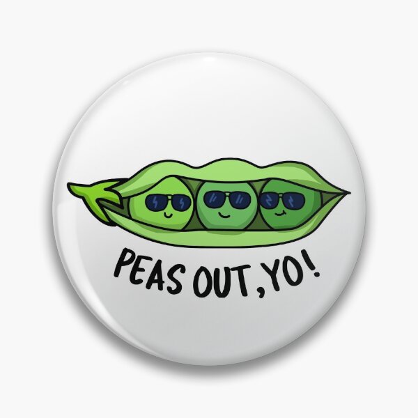 Artikelvorschau, Peas Out Yo Lustige Erbsen Wortspiele entworfen und verkauft von punnybone.