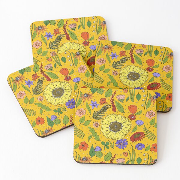 Item preview, Yellow Floral pattern by Robayre designed and sold by Robayre.