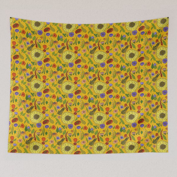 Item preview, Yellow Floral pattern by Robayre designed and sold by Robayre.