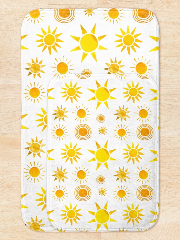 Alternate view of Here Comes the Sun! Bath Mat