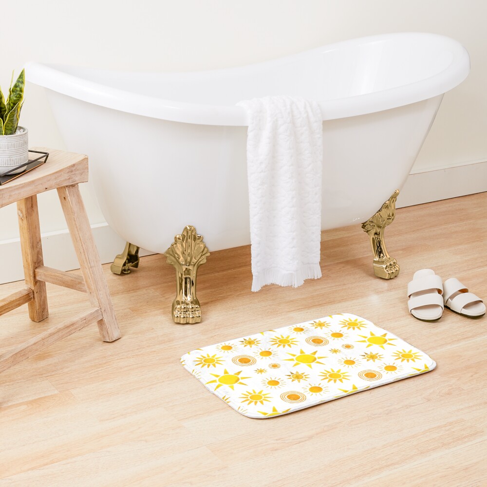 Here Comes the Sun! Bath Mat