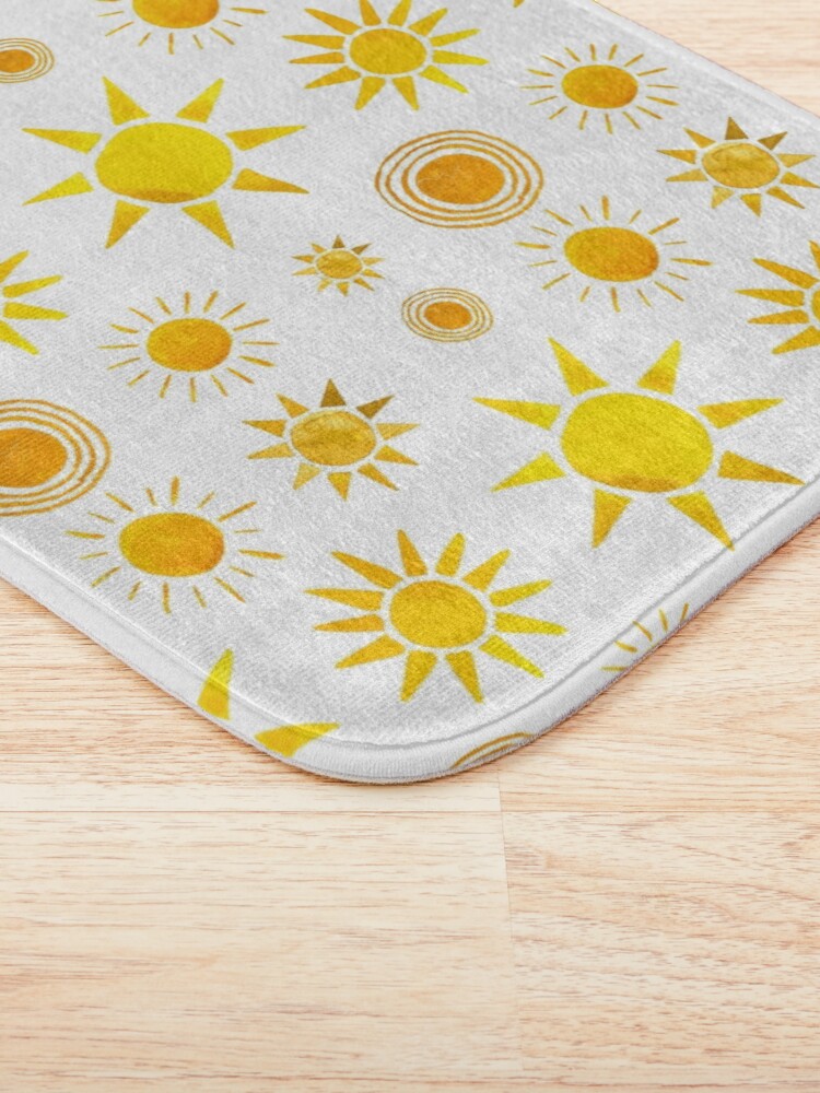 Alternate view of Here Comes the Sun! Bath Mat