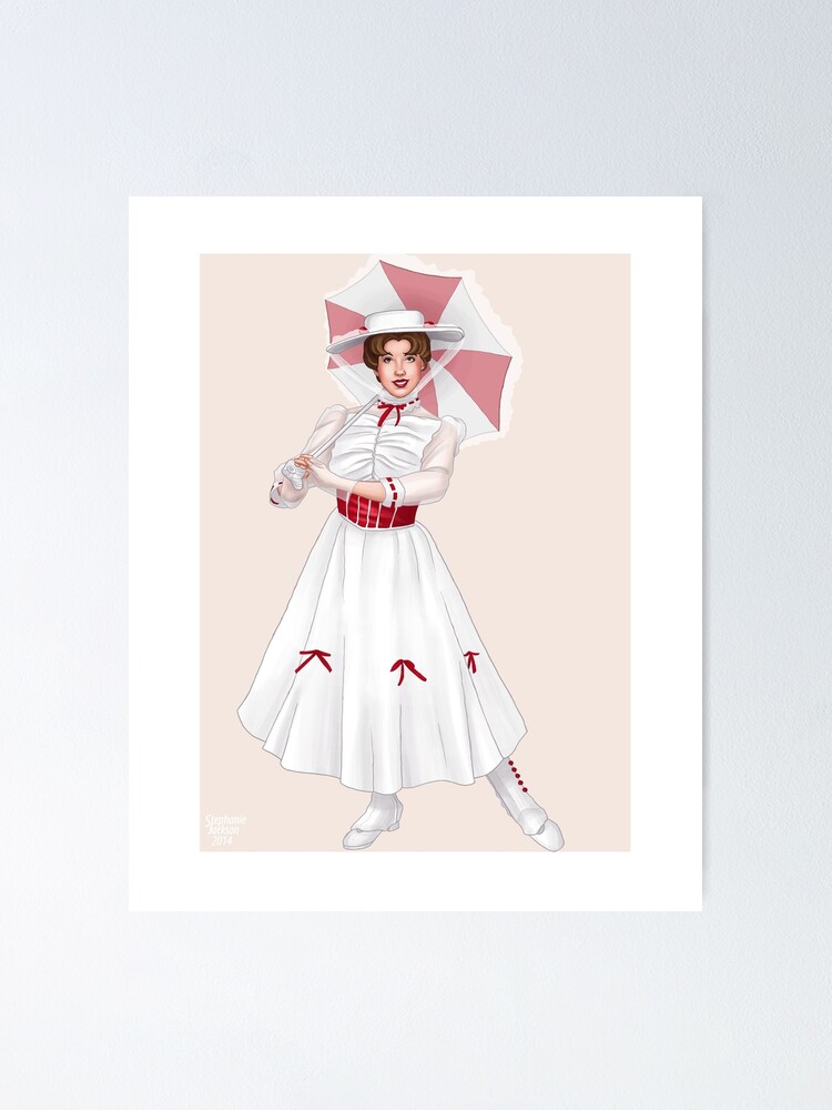 mary poppins white dress 