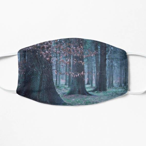 The Softness: 6: Spray of Beech Leaves Flat Mask