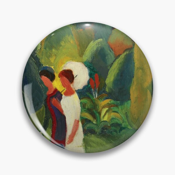 Item preview, August Macke - Women in Park with a white Parasol designed and sold by ArtExpression.