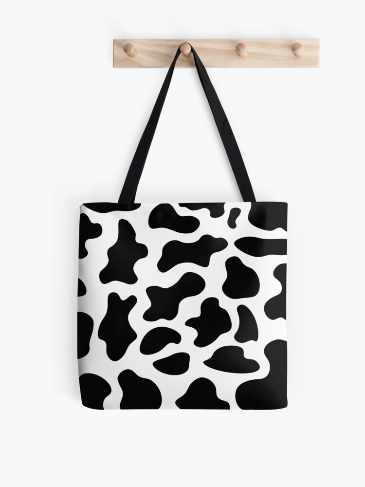 Cow Print Neoprene Tote with Stripes – Old Skool Boutique