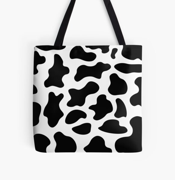 Cow Print Neoprene Tote with Stripes – Old Skool Boutique