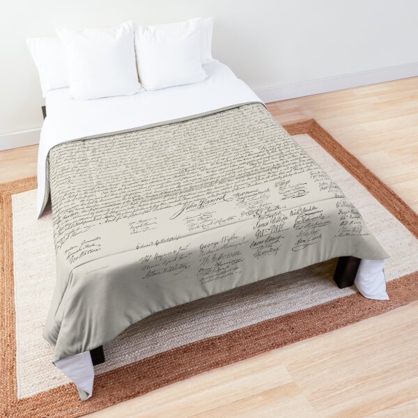 United States Declaration of Independence Comforter