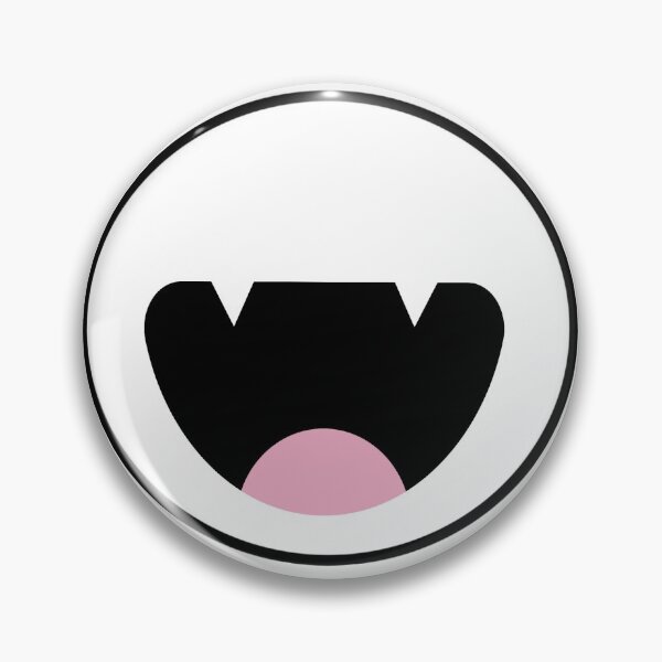 Item preview, Open mouth with fangs Kawaii face mask designed and sold by mjlee33.