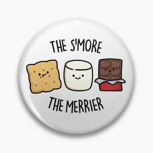 Item preview, The Smore The Merrier Funny Smore Puns  designed and sold by punnybone.