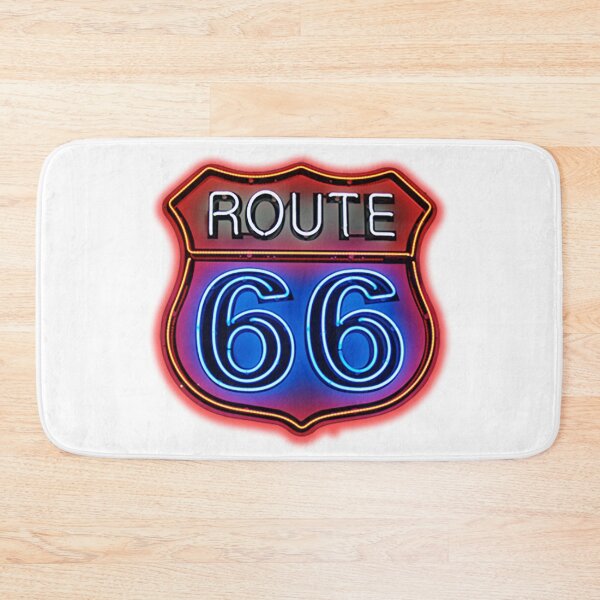 Item preview, Route 66 Neon sign designed and sold by thatstickerguy.