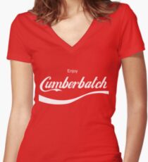 Enjoy Cumberbatch Women's Fitted V-Neck T-Shirt