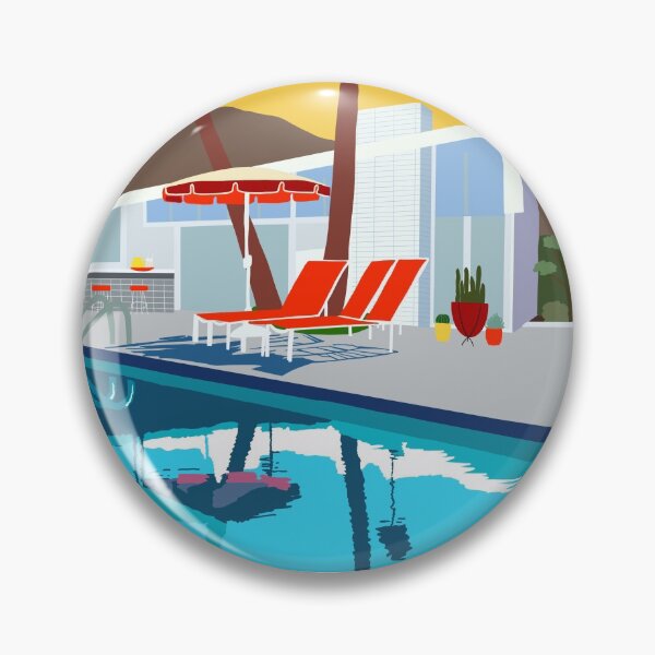 Item preview, Mid Century Poolside designed and sold by jenbucheli.