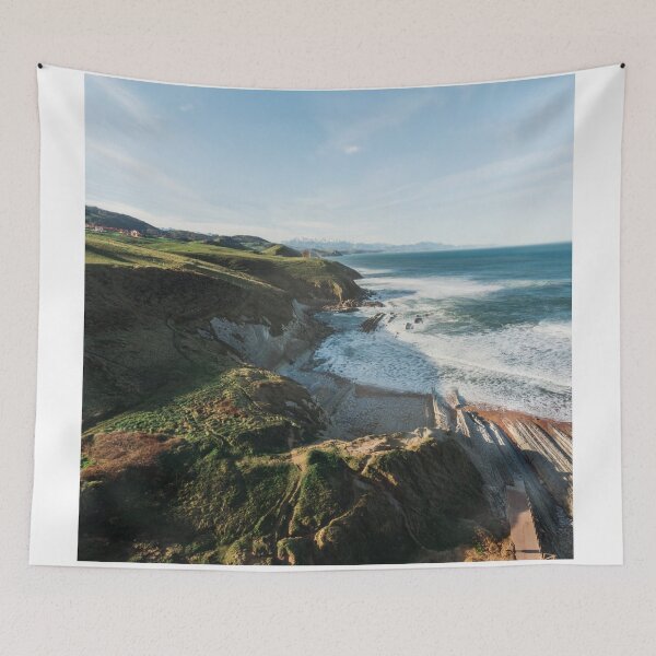 Item preview, Green coast and beach as seen from above designed and sold by MarioGuti.