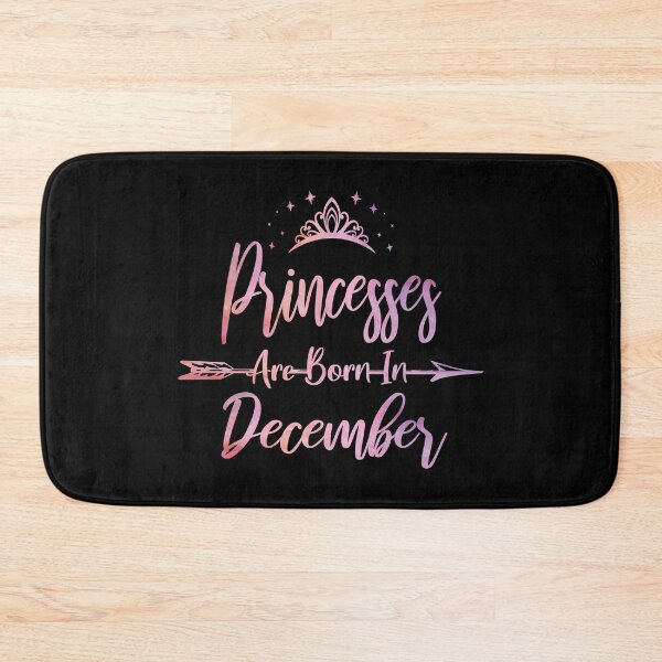 Item preview, Princesses Are Born In December Cute Girls Birthday Party product designed and sold by Grabitees.