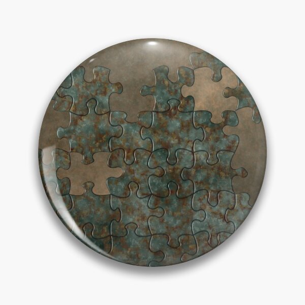 Item preview, Puzzle oxidized metal designed and sold by Roberta Angiolani.