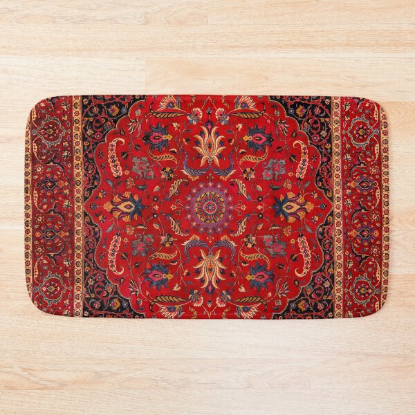 Antique Persian Rug Bath Mat