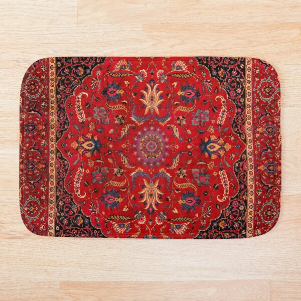 Antique Persian Rug Bath Mat