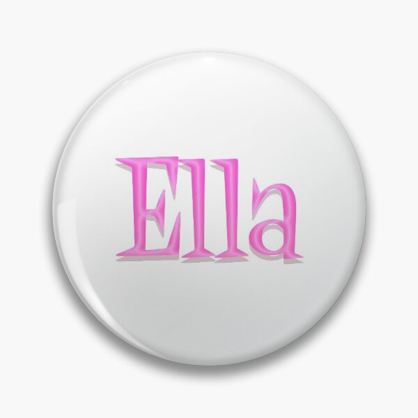 Item preview, Girl Name Ella in Pink Panther Cartoon Typo Style designed and sold by Space-Bug.