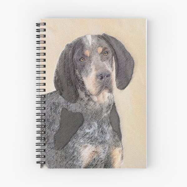 Item preview, Bluetick Coonhound Painting - Cute Original Dog Art designed and sold by alpendesigns.