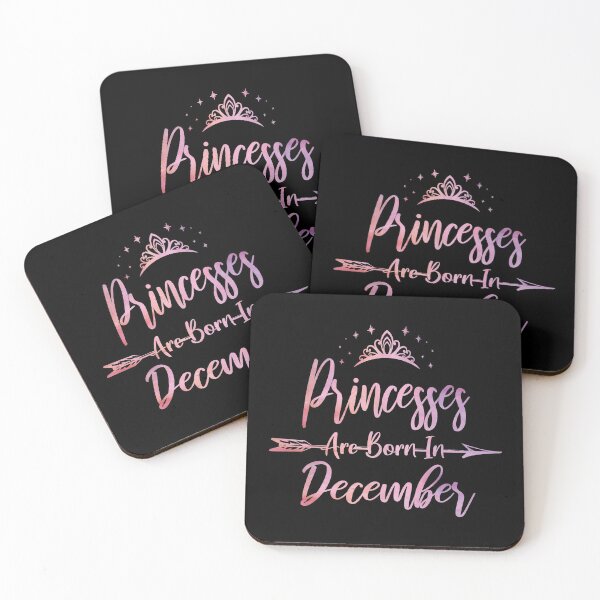 Item preview, Princesses Are Born In December Cute Girls Birthday Party product designed and sold by Grabitees.
