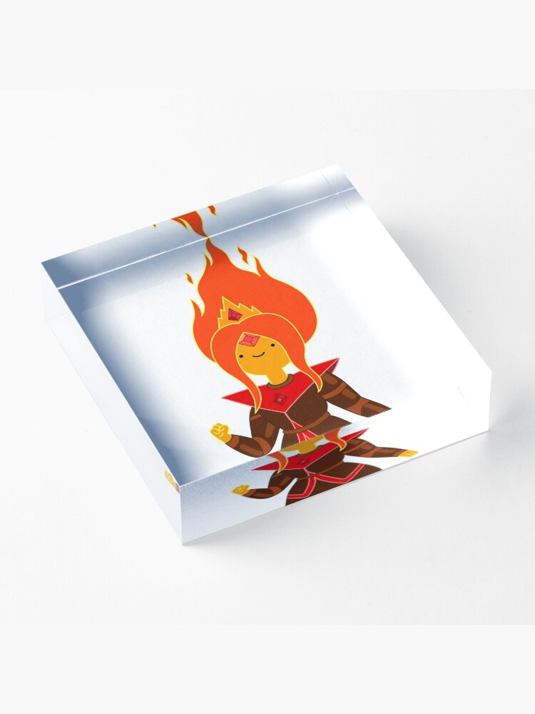Alternate view of Flame Princess Acrylic Block
