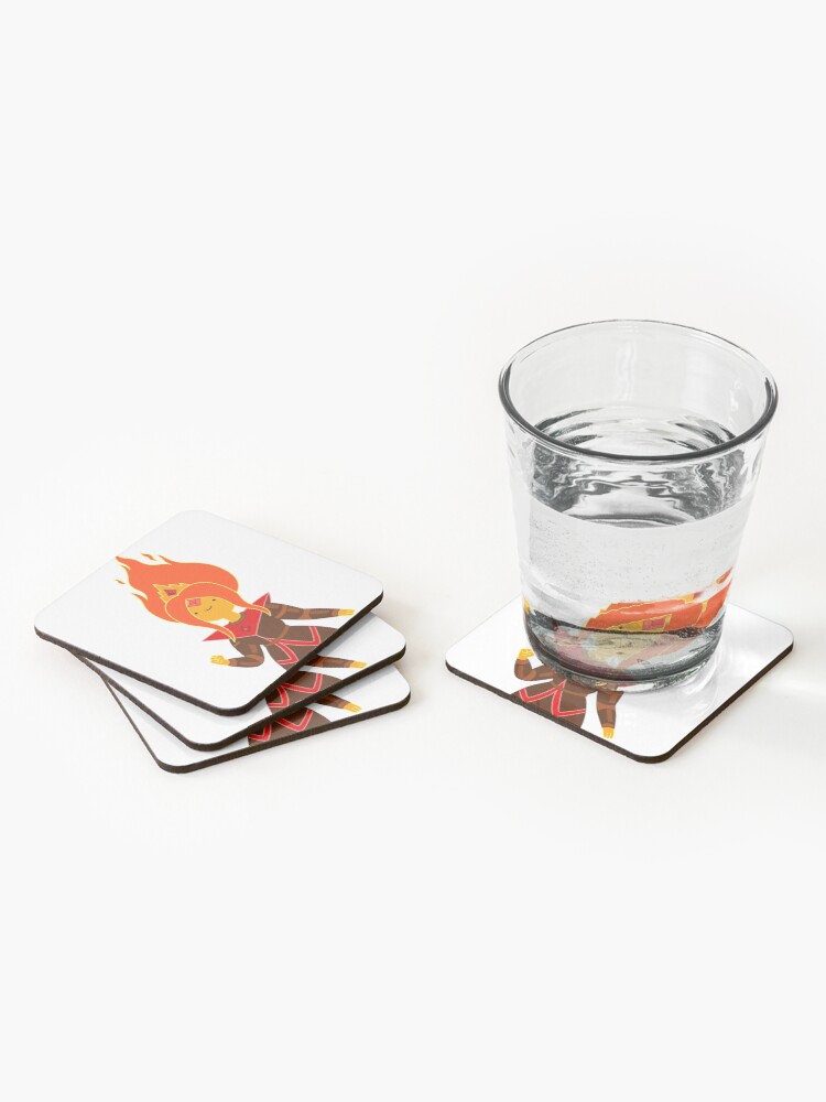 Alternate view of Flame Princess Coasters (Set of 4)
