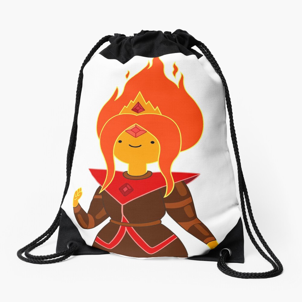 Flame Princess Drawstring Bag