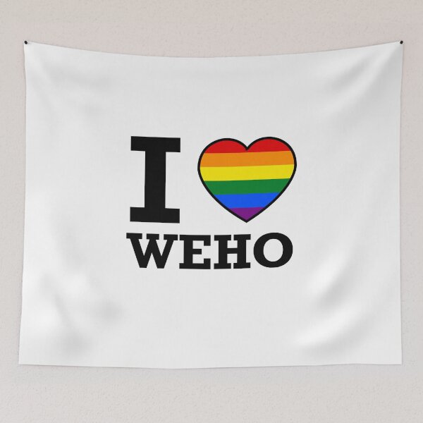 Item preview, I LOVE WEHO, CALIFORNIA GAY PRIDE designed and sold by pikafelix.