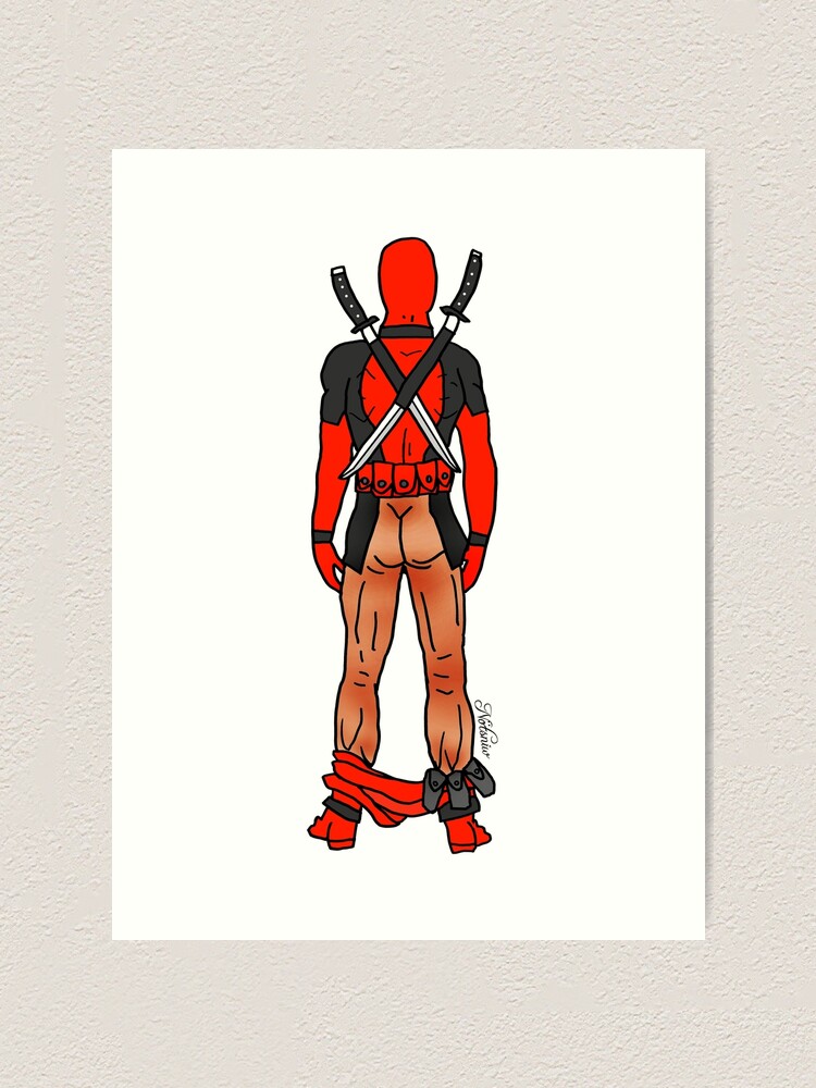 Alternate view of Dead Butt (dark) Art Print