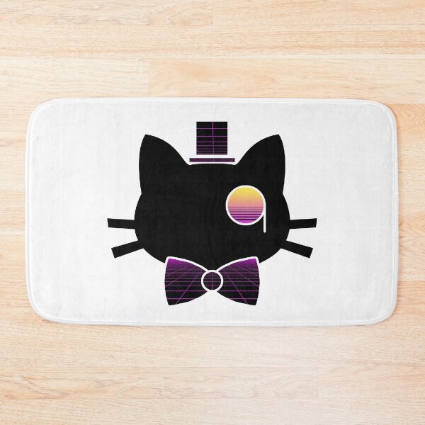 Item preview, Mr Kitty (Synthwave) designed and sold by CreamFraiche.