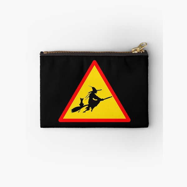 Item preview, Road Sign Warning About Witches on Broomsticks designed and sold by MonkeyBusinessC.