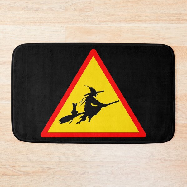 Item preview, Road Sign Warning About Witches on Broomsticks designed and sold by MonkeyBusinessC.
