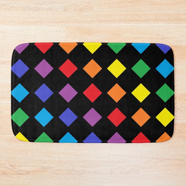 Item preview, Rainbow Diamonds Black  designed and sold by lornakay.