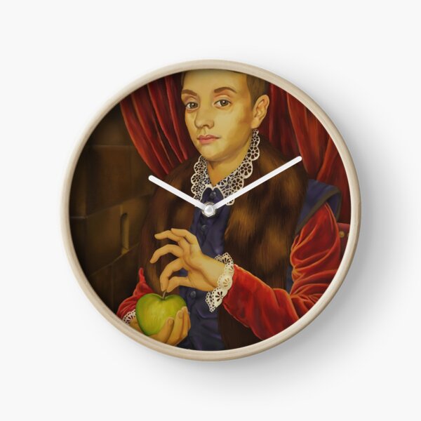 Boy With Apple Clock
