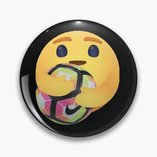 Item preview, I love Soccer Care Emoji Hug Love Ball  designed and sold by PiscesVibes.