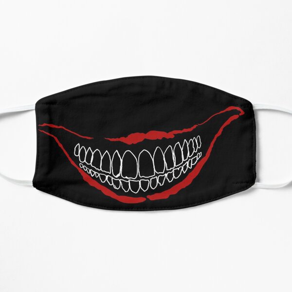 Joker Sonrisa Espeluznante Mascarilla plana
